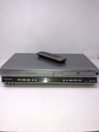 Panasonic Pv - D4745s Vhs Player,  Recorder - Dvd Vcr Combo W/remote