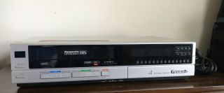 Vintage Panasonic Omnivision Vhs Video Cassette Recorder Pv - 1535 Vcr