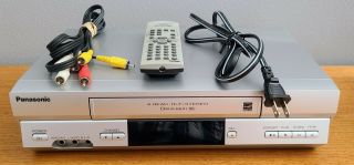 Panasonic Pv - V4525s 4 Head Vcr Vhs Player Includes Remote,  Great