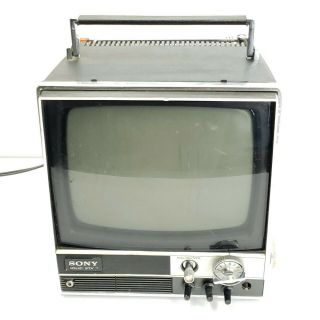 Sony 1972 Tv - 920u Transistor Portable Television Tv Retro 70 