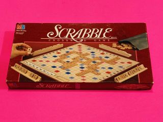 Vintage Scrabble Board Game - Complete - 1989 - Milton Bradley/ Hasbro