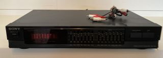 ✅ Sony Seq - 400 7 Band Spectrum Analyzer Graphic Equalizer W/ Audio Wires