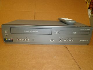 Dvd Vcr Combo Magnavox Dv225mg9 4 - Head Hi Fi Vhs With Remote Cable