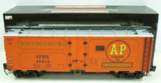 Aristo - Craft 46215 A&p Foods Steel Reefer Car - Plastic Wheels Ln/box
