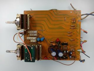 Sansui F - 2541 Pc Board With Tape And Input Function Switches.  Recapped