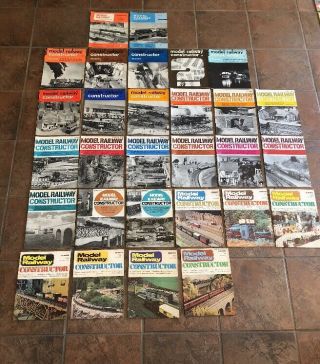 Model Railway Constructor Magazines Assorted 1960’s - 1970’s Cond