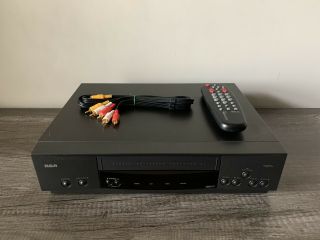 Rca Vcr With Remote 4 Head Hi - Fi Vhs Player Video Cassette Recorder