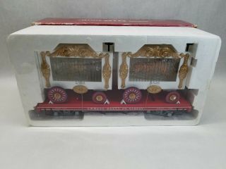 Bachmann G Scale CIRCUS 98372 Flat Car With 2 Cage Cars Lion & Tiger 2