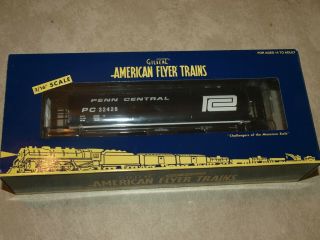 American Flyer Trains (lionel) 6 - 48657 Penn Central Hopper Converted To Scale C - 7