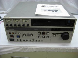 Panasonic Ag - 7500a Professional Use Vcr Recorder Editor