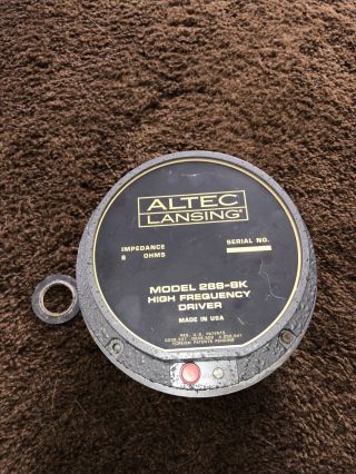 Altec Lansing 288 - 8k Stuck Voice Coil