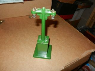 Marx 308 Street Lamp,  Green,  Battery Operated,