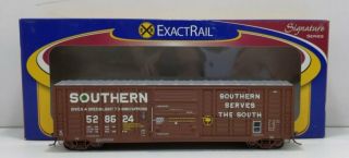 Exact Rail Eps - 90308 - 6 Ho Southern P - S 5277 Waffle Side Box Car 528624 Ln/box