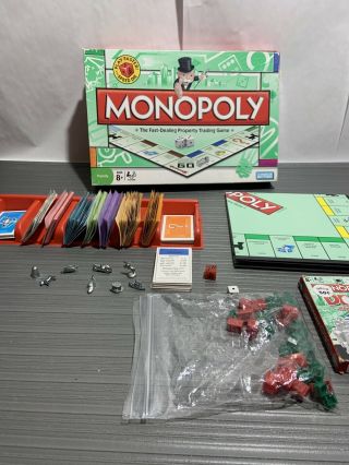 Monopoly Speed Die Board Game Classic Play Faster 2008 Plus Card Game