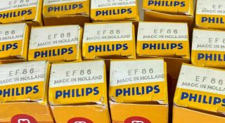 Nos Matched Pair Philips Ef86 Made In Holland 1960 