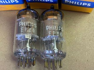 NOS Matched Pair Philips EF86 Made in Holland 1960 ' s 2