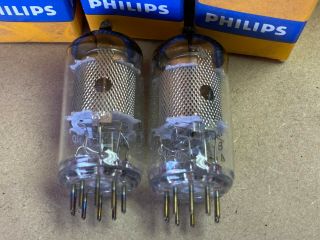 NOS Matched Pair Philips EF86 Made in Holland 1960 ' s 3