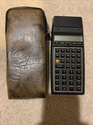 Hp 41cx Vintage Scientific Calculator With Case