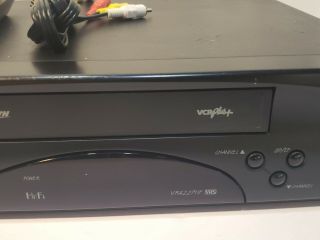 Zenith VR4227HF 4 Head HiFi VCR Plus with Remote and A/V Cables 3