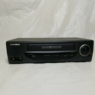 Daewoo Dv - T47n 4 - Head Vhs Vcr Video Cassette Player
