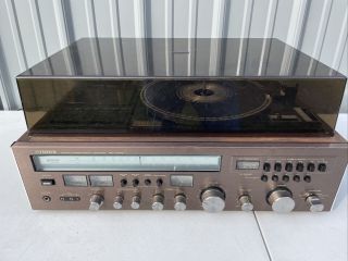 Vintage Fisher Audio Component System Mc - 4040 Record And Tape Player