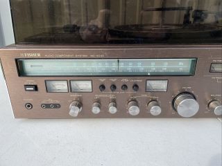 Vintage Fisher Audio Component System MC - 4040 Record And Tape Player 2