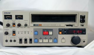 Sony Videocassette Recorder Vo - 9600p - Umatic Recorder - Umatic Sp
