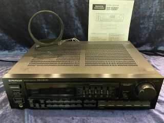 Vintage Pioneer Sx - 2300 Stereo Receiver W/graphic Equalizer