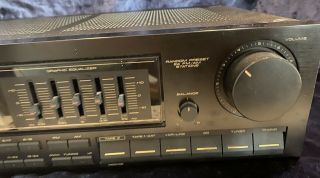 Vintage Pioneer SX - 2300 Stereo Receiver w/Graphic Equalizer 3