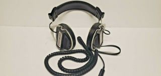 Vintage Realistic Pro 60 Headphones Radio Shack Tandy 33 - 999 Coiled No Pads