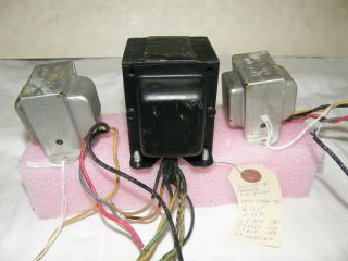 Transformer Set For A Stereo Single Ended Tube Amp,  Power,  2 Output Transformers