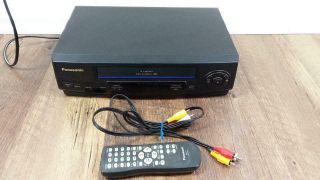 G17 Panasonic Pv - V4021 4 - Head Omnivision Vhs/vcr Player Recorder With Remote