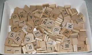 300 Wooden Scrabble Letters - Replacement Tiles,  Crafts Etc