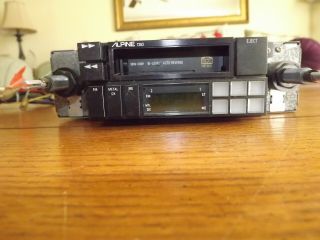 Vintage 1984 Alpine 7263 Am Fm Cassette Auto Reverse Car Stereo
