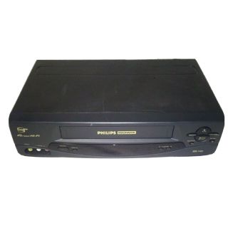 Philips Magnavox Vrz262at22 Vhs Player/recorder No Remote &