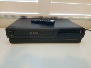 Ge Vhs Player Recorder Vcr 4 Head Pro - Fect Video System Vg4036 Includes Remote