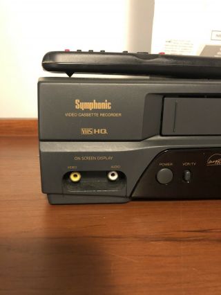 Symphonic SL2940 4 - Head VCR/ VHS Player Recorder 2