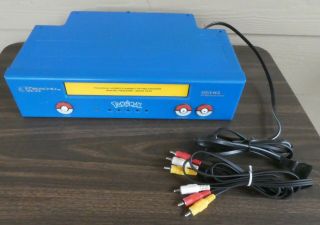 Rare Vintage Pikachu Vcr Player Pokemon Vhs Hq Pk240d (no Remote) Blue