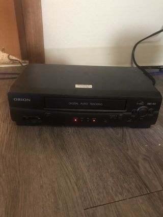 Vhs Player Orion Brand Recorder With Av Cable Energy Star