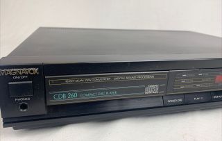 Vintage Magnavox CDB 260 Audio CD Player Philips Dual DAC 3