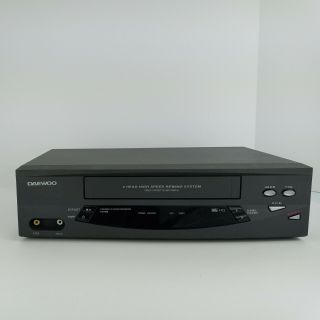 Daewoo Dv - T5dn Vcr 4 Head Vhs Video Cassette Player Recorder Great