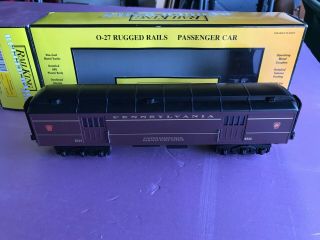 Rail King Rugged Rails Pennsylvania Madison Baggage Car Tuscan Color 30 - 4137a