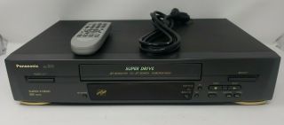 Panasonic Ag - 1340p Vcr Vhs Player Recorder Drive 4 - Head,  Remote