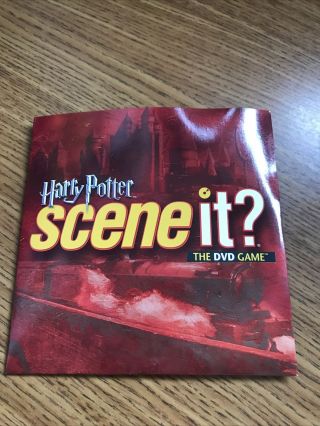 Scene It? Harry Potter 1st Edition Replacement Game Dvd Disc Only