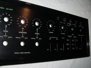 Sansui AU - 999 stereo amplifier FACE PLATE 2