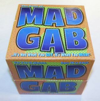Mad Gab Party Game - Patch Products 1995 100 Complete