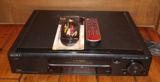 Sony Hi - Fi Stereo VHS VCR Recorder/Player SLV - 760HF Remote,  AV Cable GR8 3