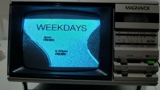MAGNAVOX Portable TV/Radio 1984 2