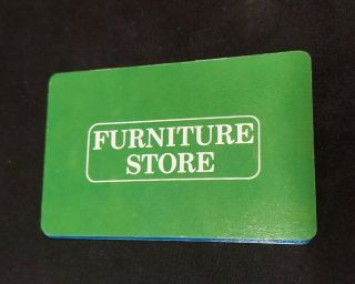 Milton Bradley Bargain Hunter Game Replacement 8 Furniture Cards 1981