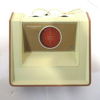 Vintage Panasonic Re - 6231 Fm Am Table Top Radio Retro Mid Century Modern